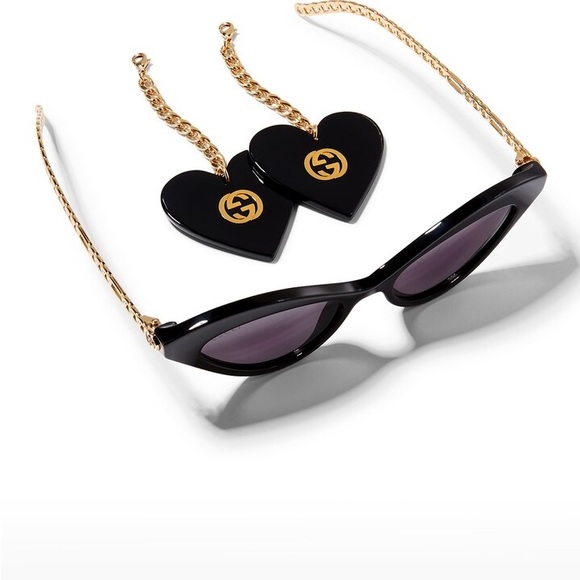 Gucci GG0978S Sunglasses in Black/grey BRAND NEW AUTHENTIC - Picture 4 of 11